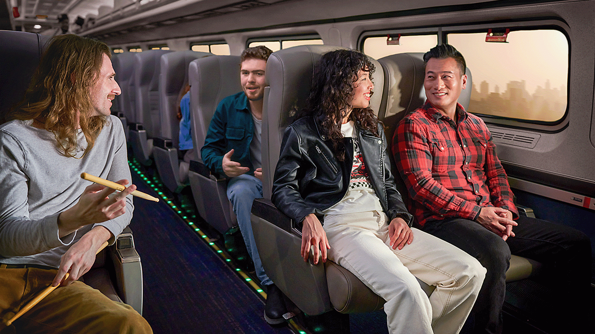 Amtrak and Greyhound